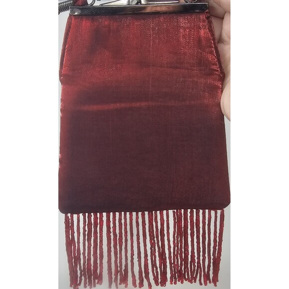 Hawaiian Floral Orchid Multicolor 8.5x5" Beaded Purse Crossbody Shoulder Bag - Picture 3 of 14